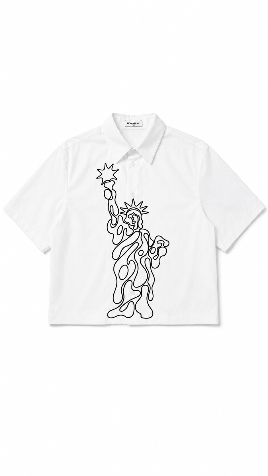STATUE OF LIBERTY BUTTON UP